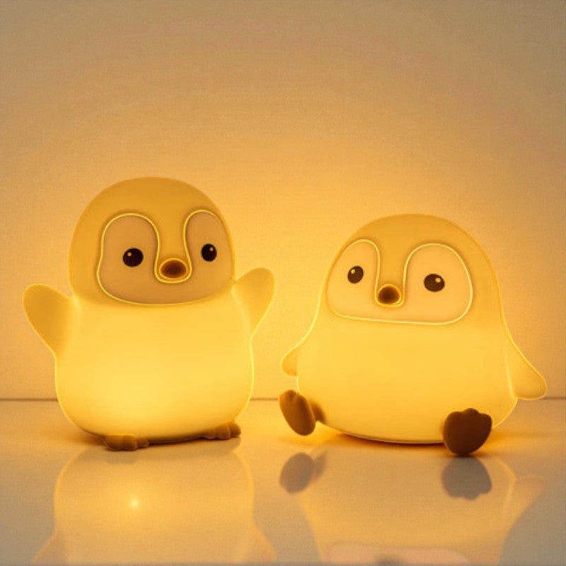 Pinguin-LED-Nachtlicht mit farbwechselndem Licht