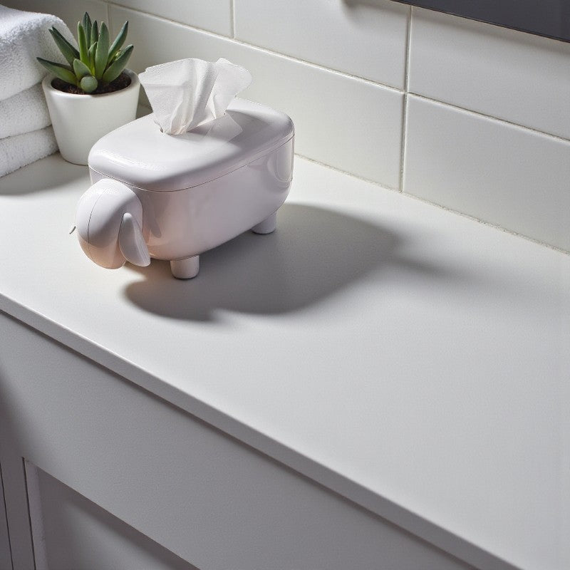 Schaf-förmige kompakte Taschentuchbox für Zuhause oder Badezimmer