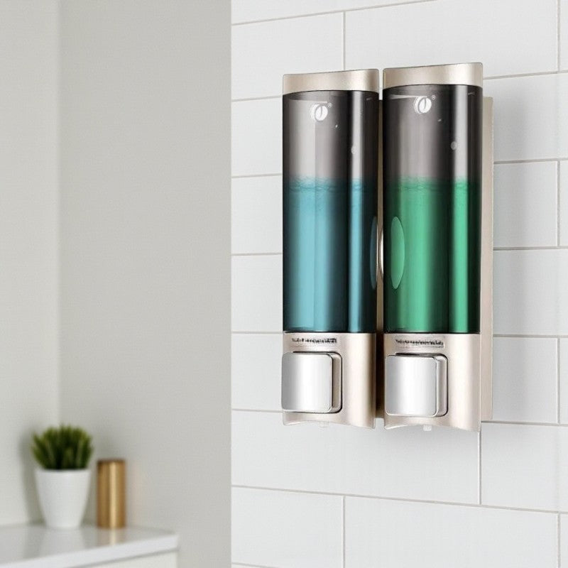 Nachfüllbarer wandmontierter Seifenspender für den Hausgebrauch mit praktischem