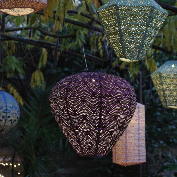 Solarlaterne - Heißluftballon-Design