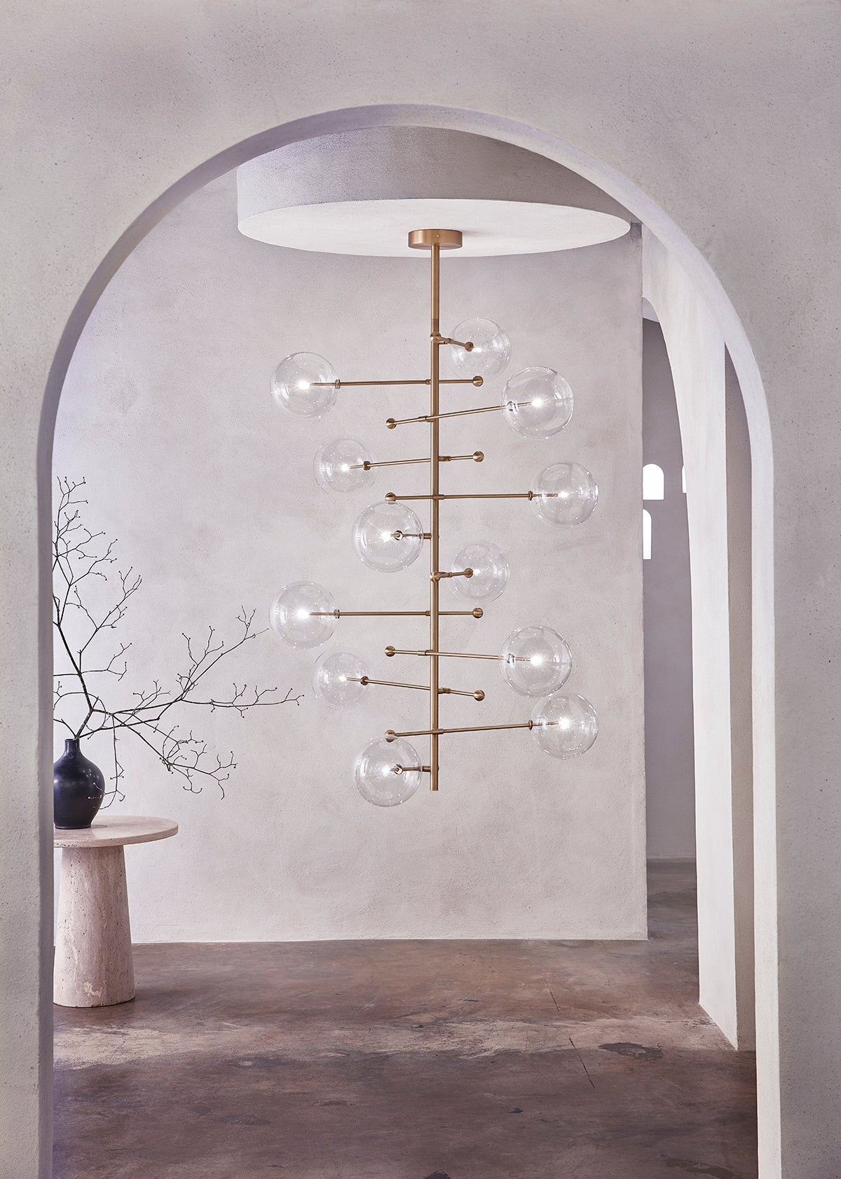 Orbita - Designer-Kronleuchter mit 12 Armen