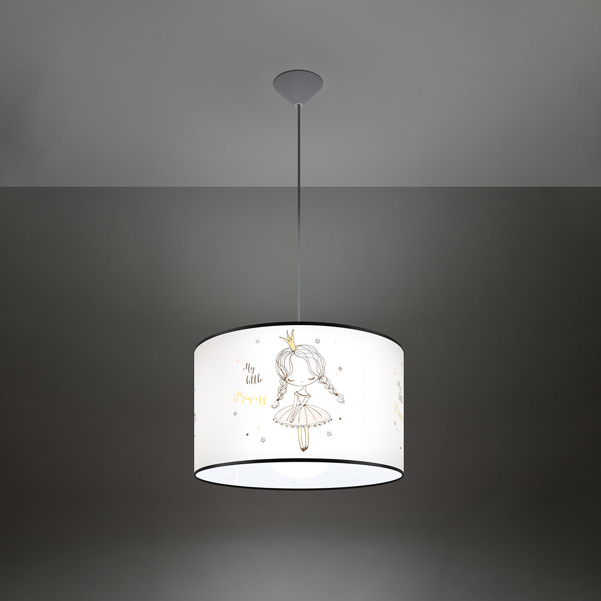Lucero - Kinderzimmer-Hängeleuchte 40 cm, bunt