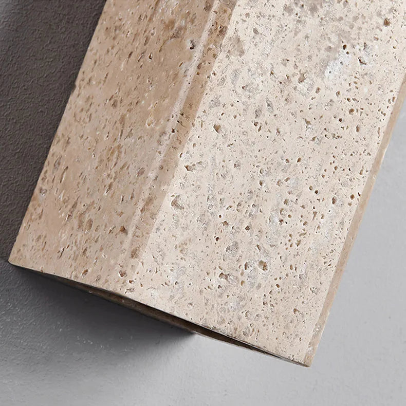 Khaki - Marmor-Wandleuchte, Khaki