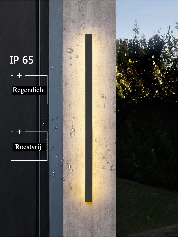 Lumera - LED-Wandleuchte, schwarzes Acryl