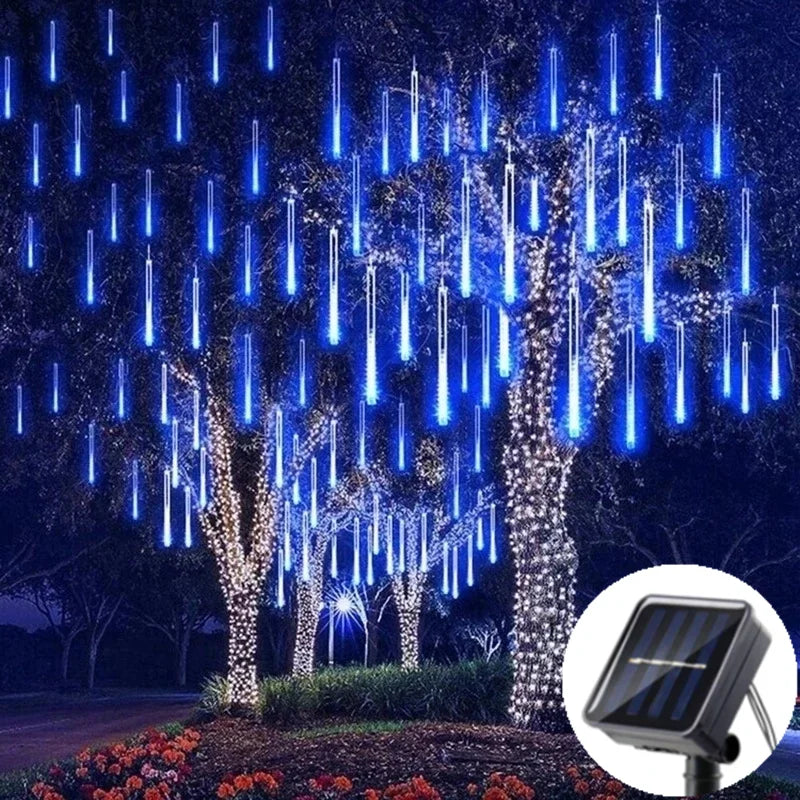 LUMIMETEOR - Solar-LED-Meteorduschenleuchte LUMIMETEOR IP65