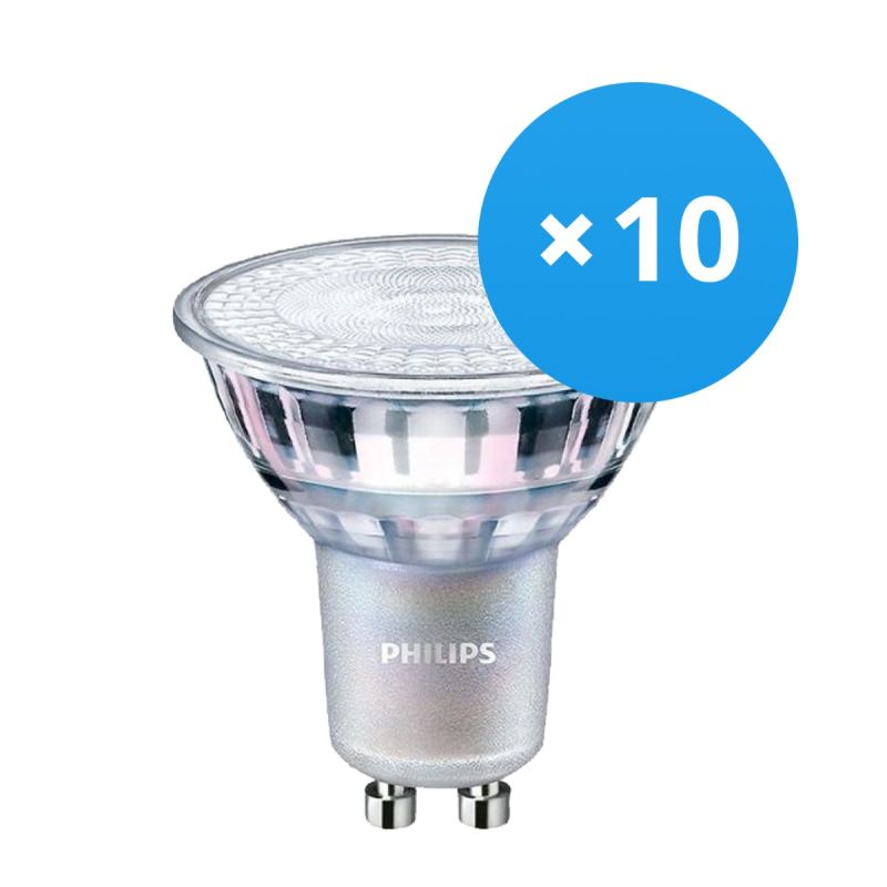 Sparpackung - 10 GU10-LED-Strahlern, 3