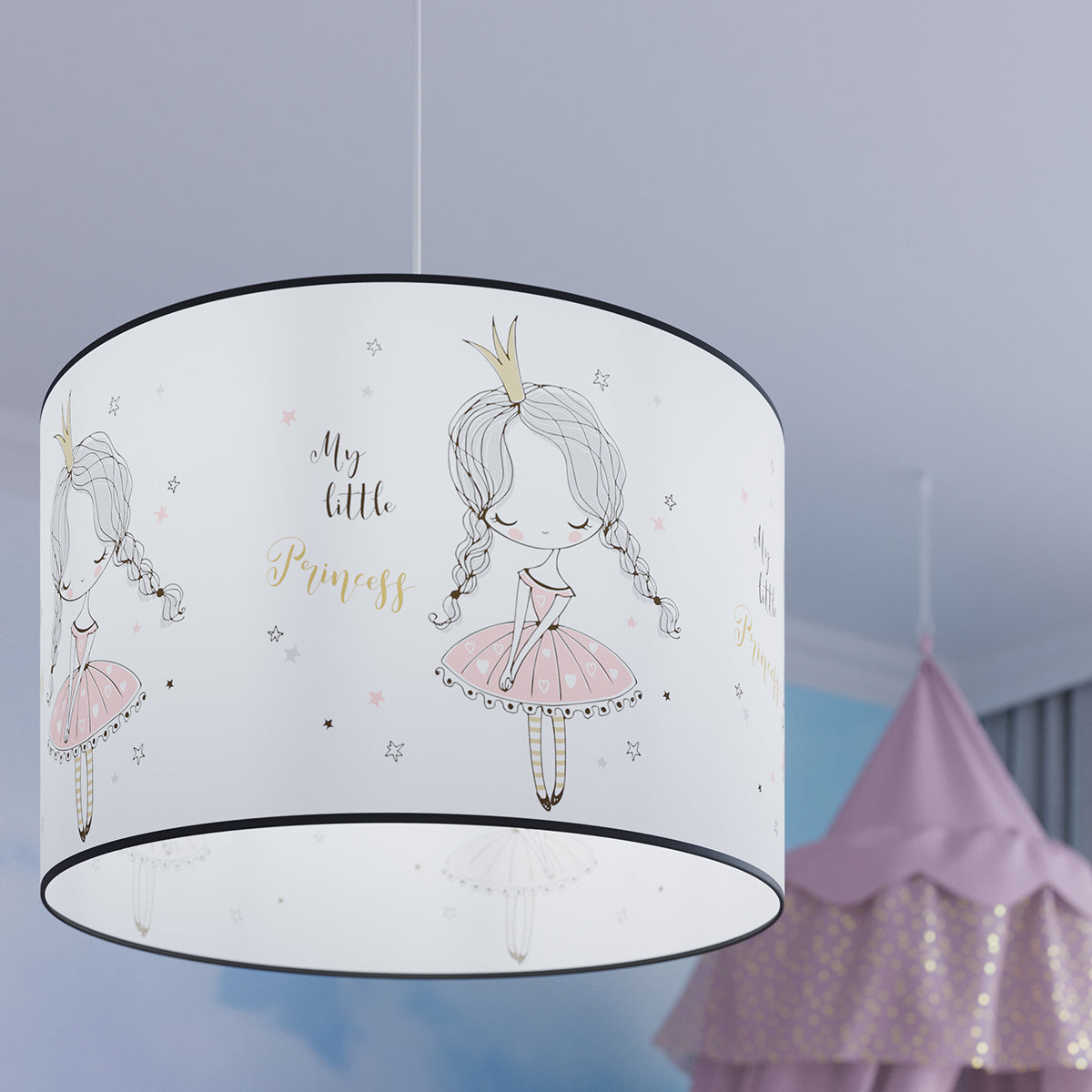 Lucero - Kinderzimmer-Hängeleuchte 40 cm, bunt