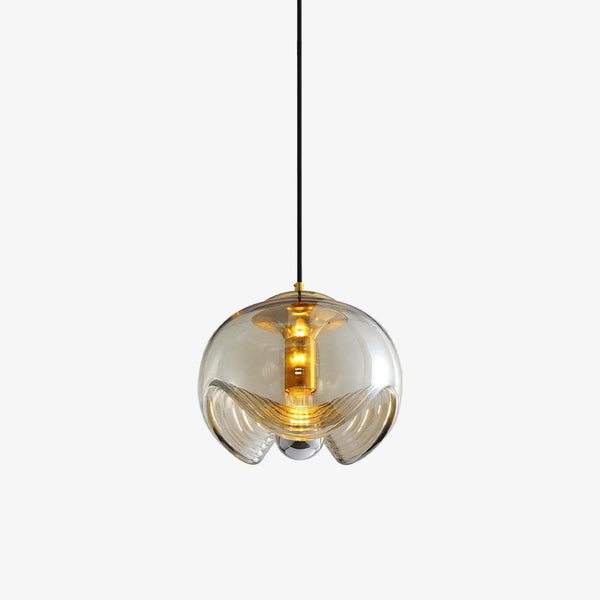 Golf“ - Pendelleuchte Golf aus Glas und Metall