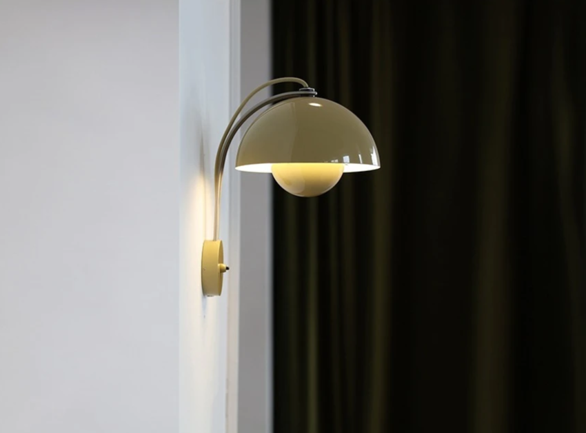 Skandinavische - Wandleuchte E27 mit integrierter LED