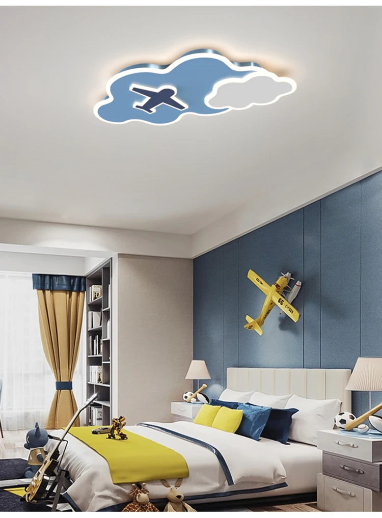Astronaut - Kinderzimmer-Deckenleuchte Astronaut & Wolken
