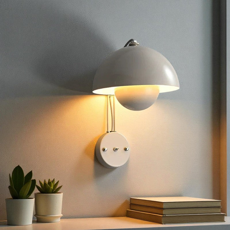 MushroomGlow stilvolle Wandleuchte für modernes Zuhause und stimmungsvolle Beleuchtung