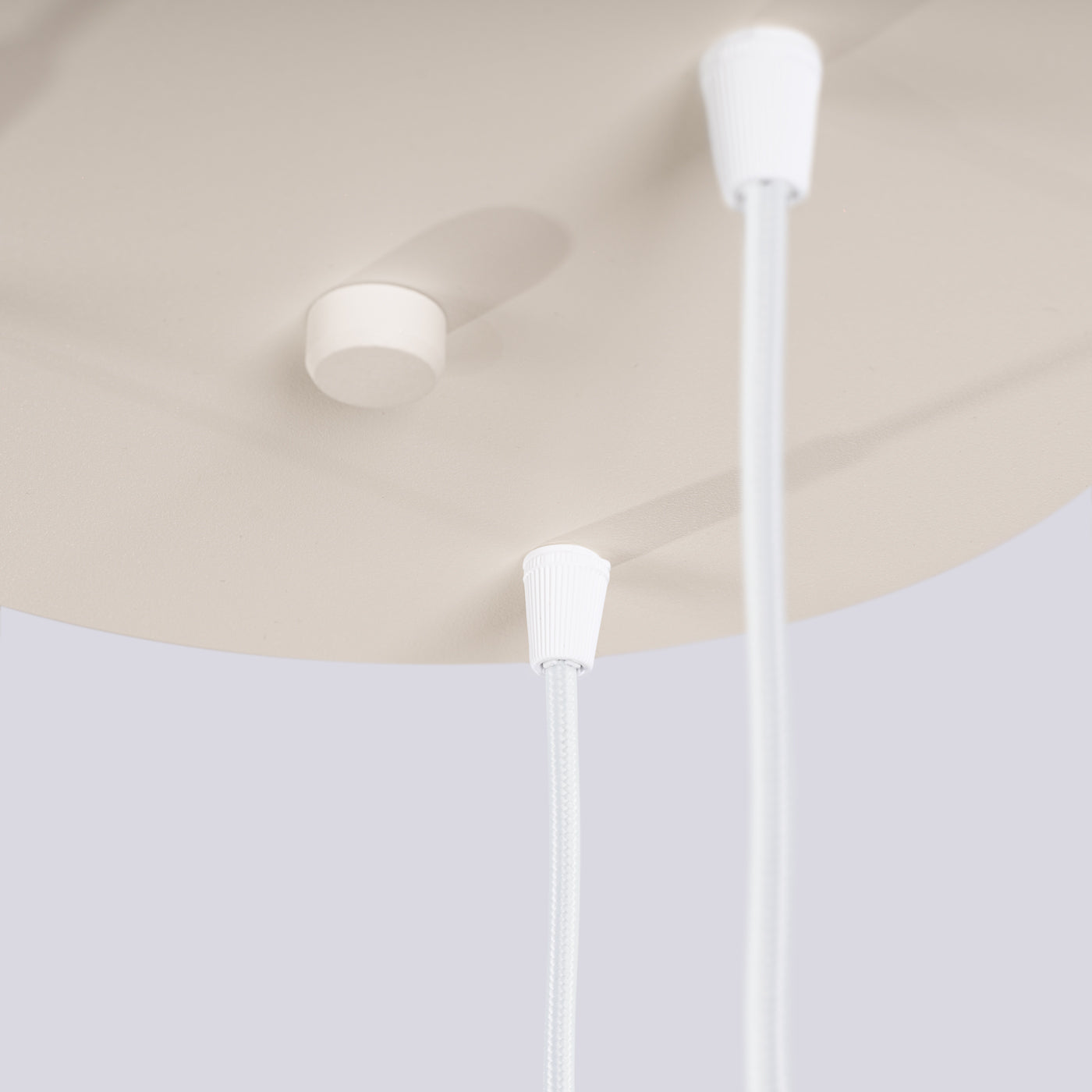 Claria - Pendelleuchte, 3-flammig, beige mit mattierten