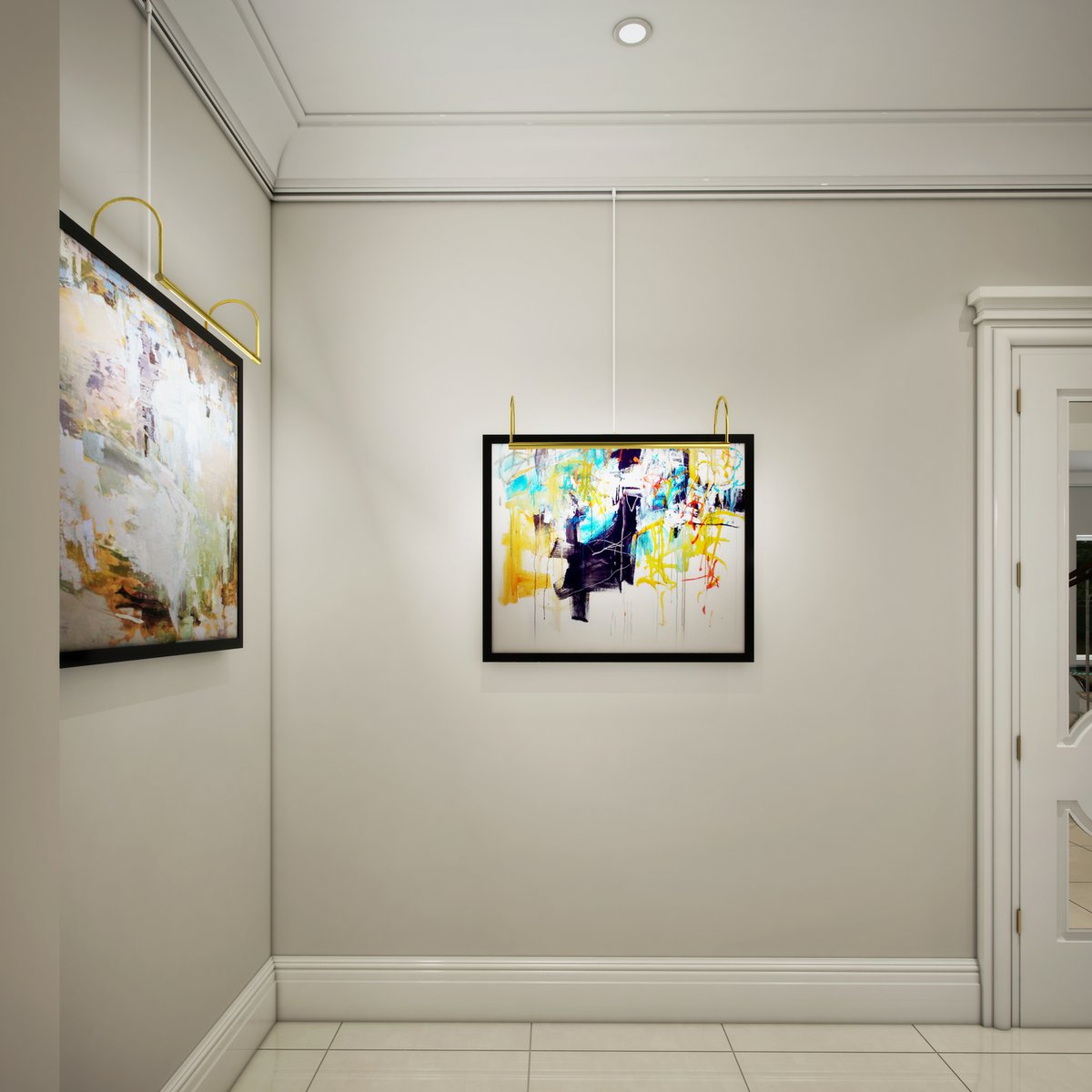 Betec - Gallery Fotoschiene 2 m mit Stromanschluss