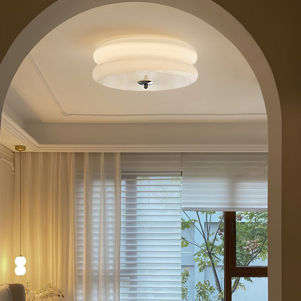 Rondea - Vintage-Deckenleuchte im Art-déco-Stil aus Metall