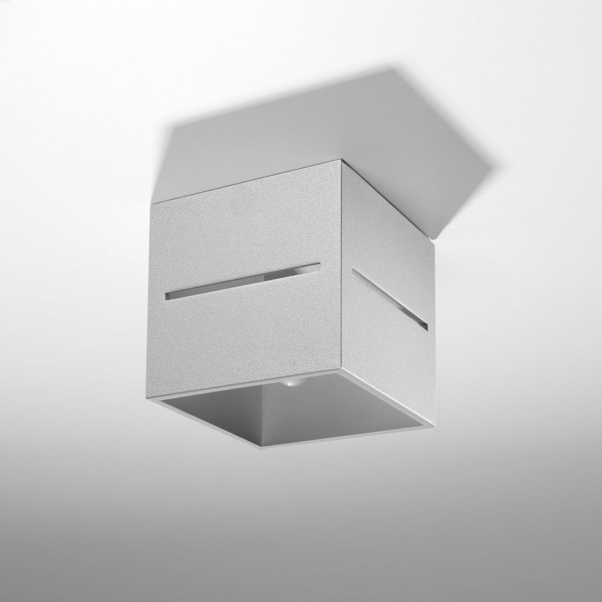 Lobo - Deckenleuchte aus grauem Aluminium