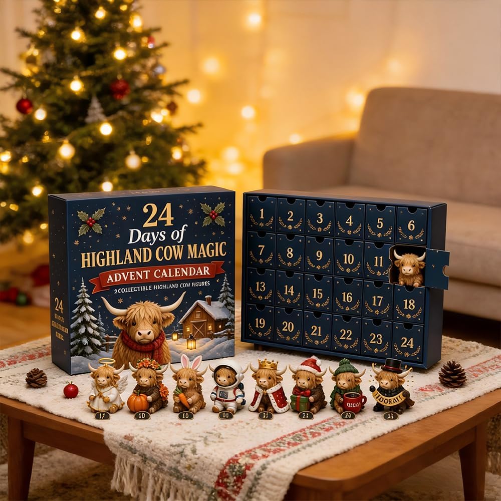 Weihcora – Adventskalender mit 24 dekorativen Anhängern