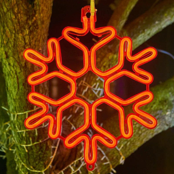 Natura - LED-Schneeflockenlicht für den Außenbereich
