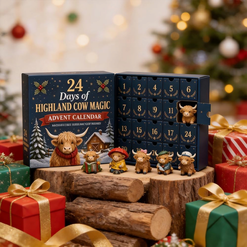 Highlora – 24-Tage-Highland-Cow-Adventskalender