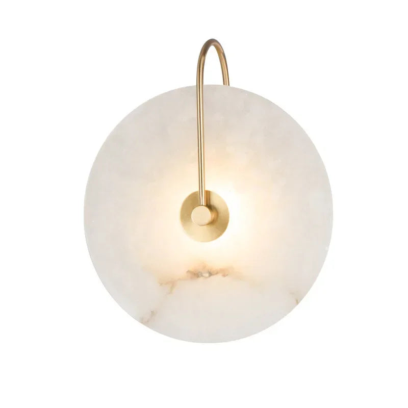 Flanca - LED-Wandleuchte im Monddesign