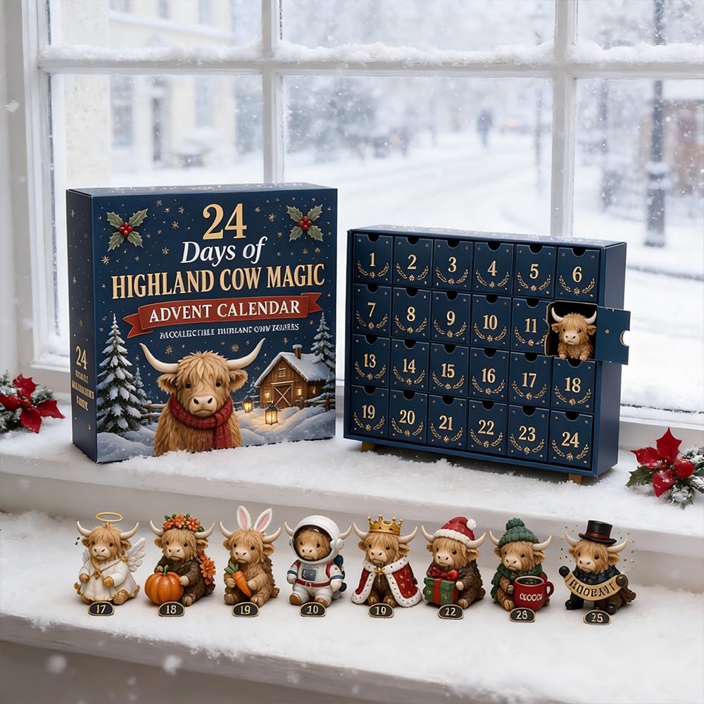 Weihcora – Adventskalender mit 24 dekorativen Anhängern
