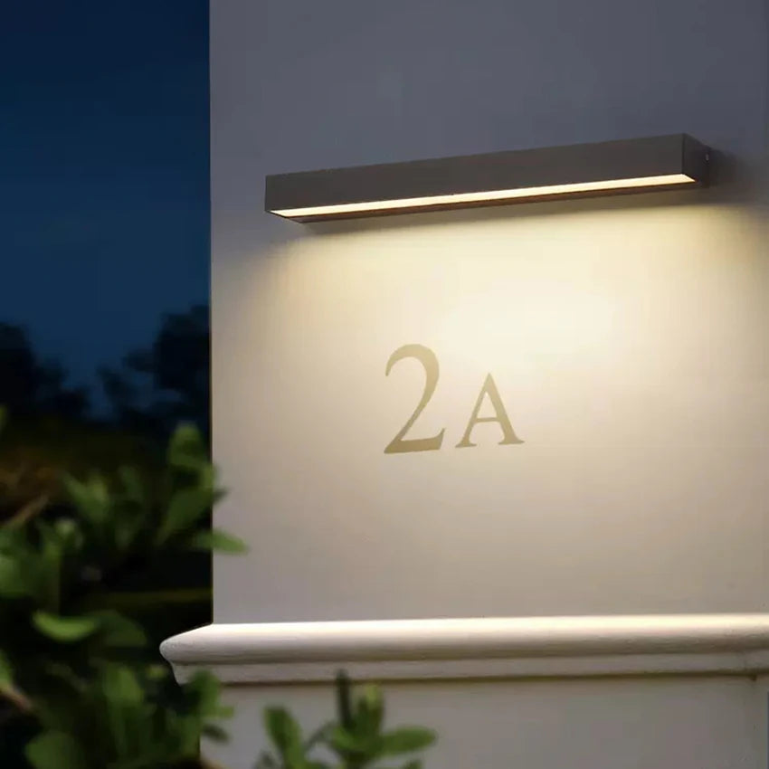 Gardia - IP65 LED-Außenwandleuchte 12/18/30 W aus Aluminium