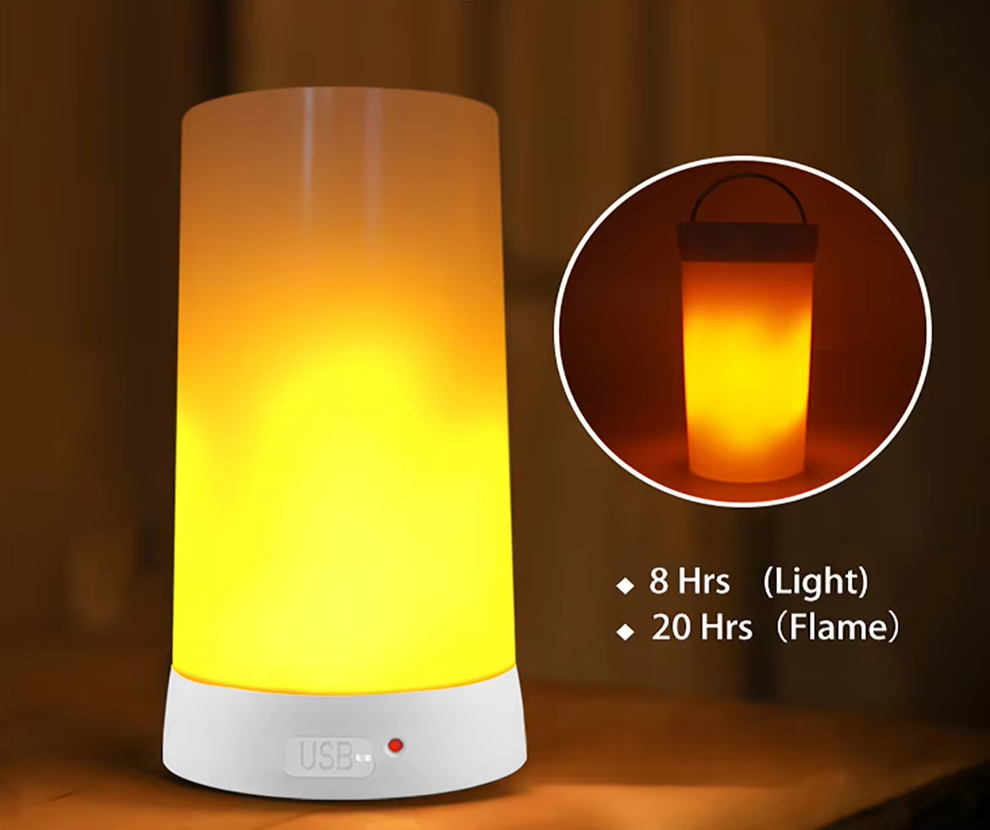 Tabla - USB-LED-Flammenlampe mit realistischer Flamme