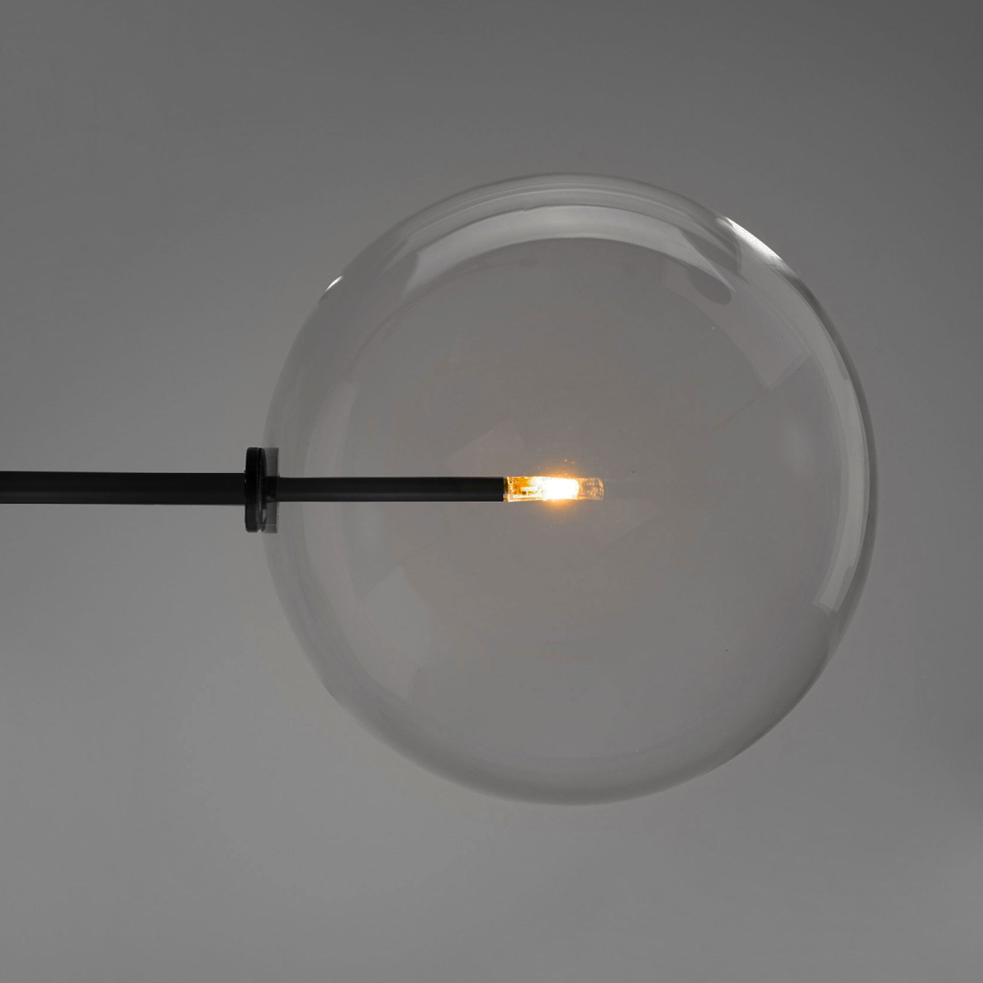 Metall/Glas - Designer-Pendelleuchte, Metall/Glas