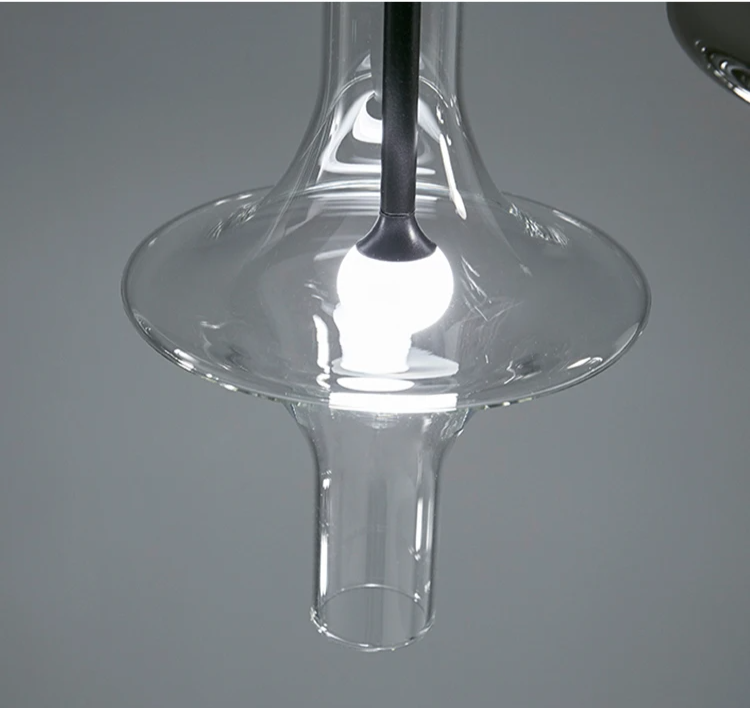 Nimbus - Pendelleuchte aus Glas, E14-Fassung, im