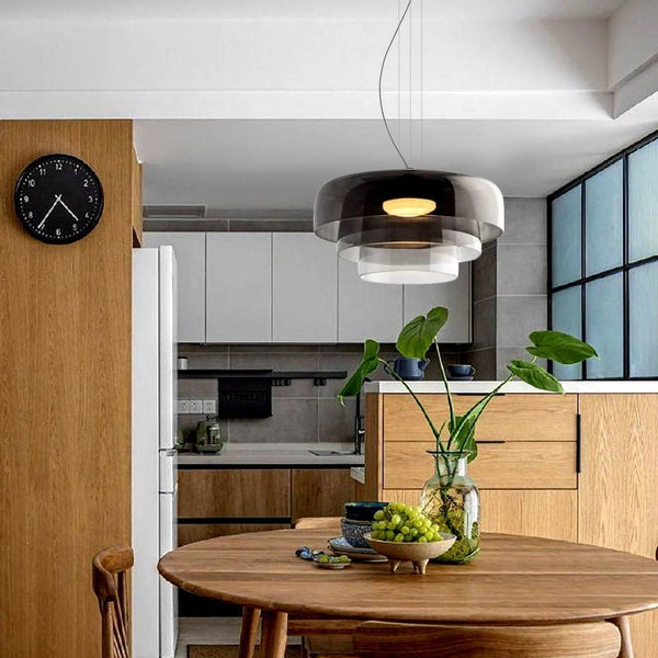 Aurela - Moderne Pendelleuchte aus norwegischem Glas
