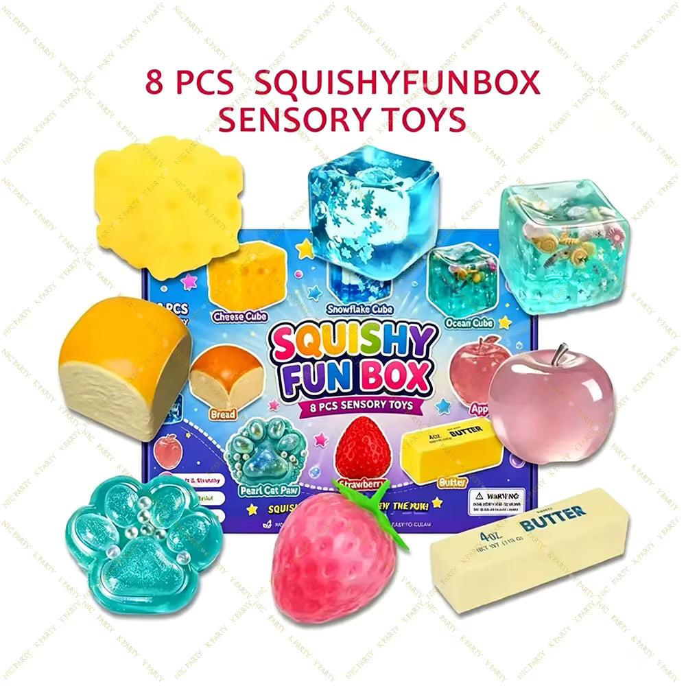 FoamJoy - Adventskalender mit 24 Squishy-Spielzeugen