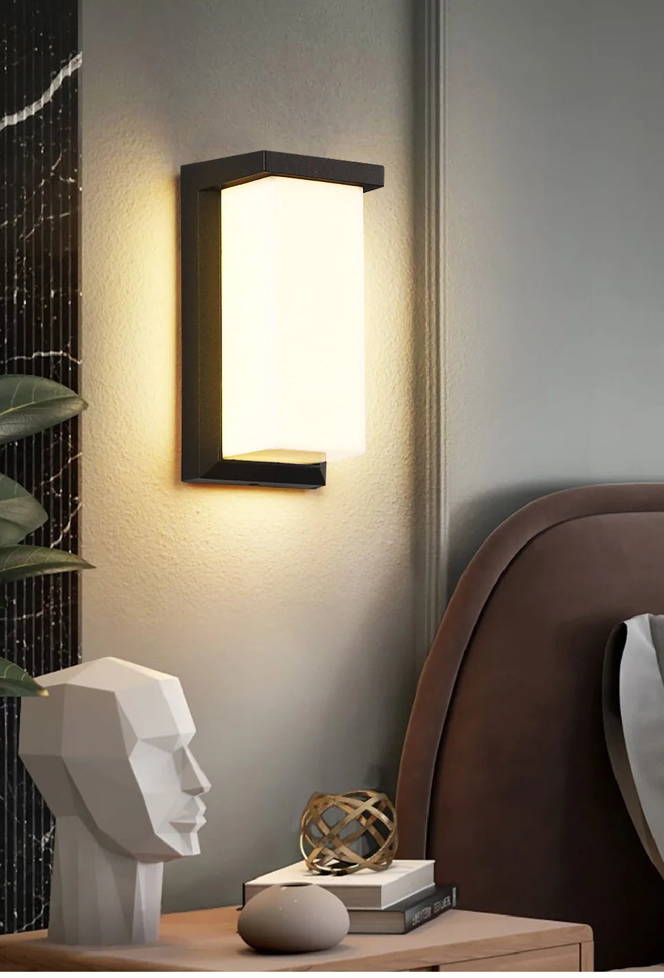 SENSOLUX - LED-Wandleuchte mit Radarsensor IP65