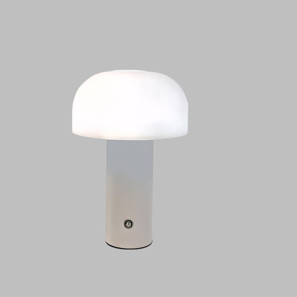 Focalia - Kabellose Pilz-Tischleuchte mit Touch-Dimmer