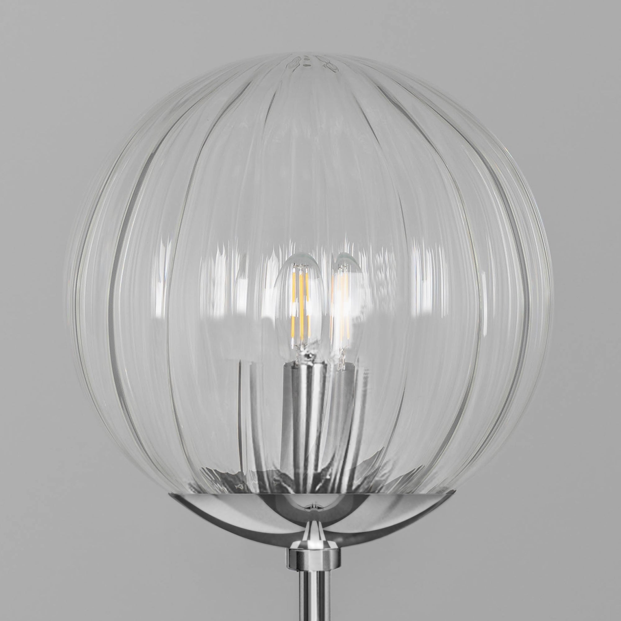 Metall/Glas - Designer-Wandleuchte, Metall/Glas