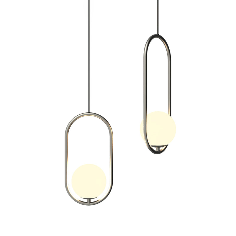 Mila - Pendelleuchte aus Glas und Metall