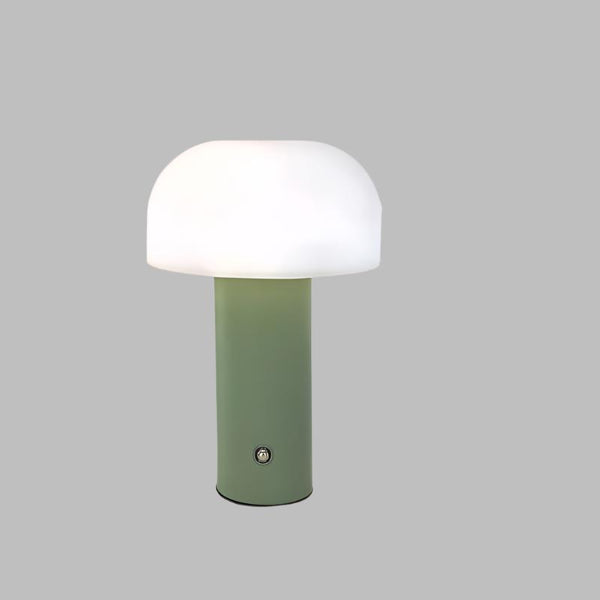 Focalia - Kabellose Pilz-Tischleuchte mit Touch-Dimmer