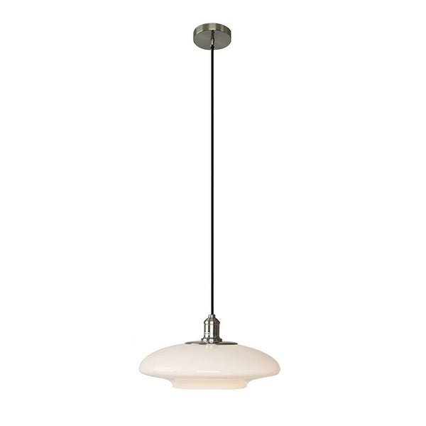 Celira - Moderne Pendelleuchte aus weißem Glas