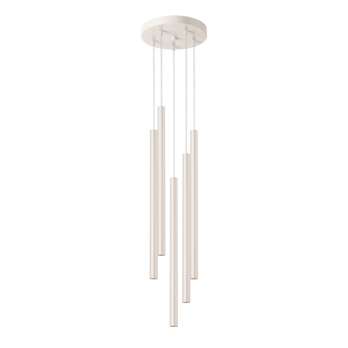 Polara - Hängelampe 5-flammig Beige 25 cm