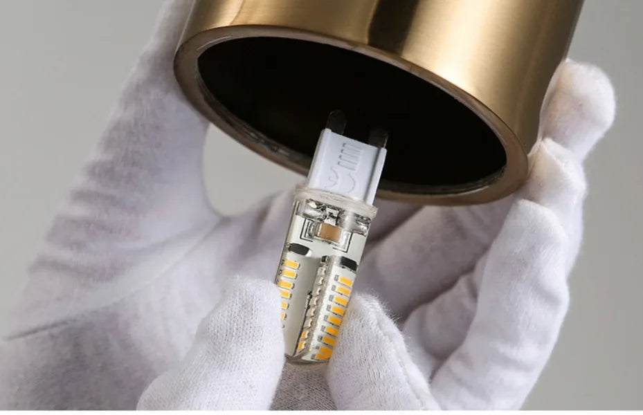 Aurela - Goldene LED-Pendelleuchte AUREA