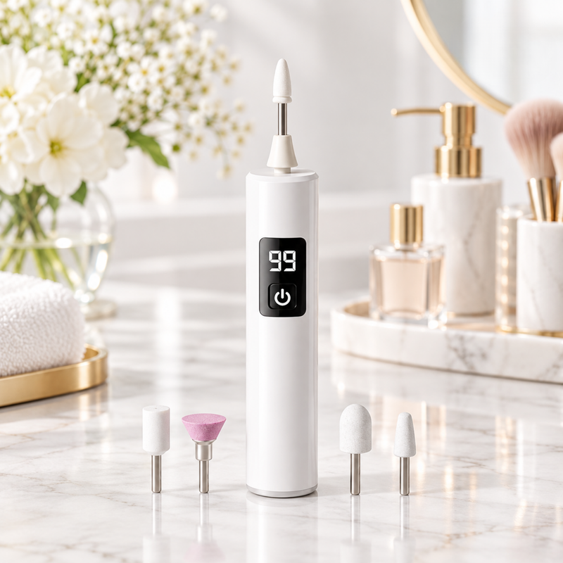 NailVero - Elektrische Nagelfeile mit Einstellbarer Geschwindigkeit