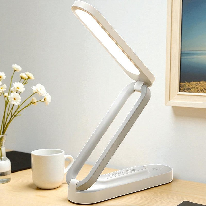 Verstellbare Schreibtischlampe mit Touch-Dimmung und wiederaufladbarem Akku