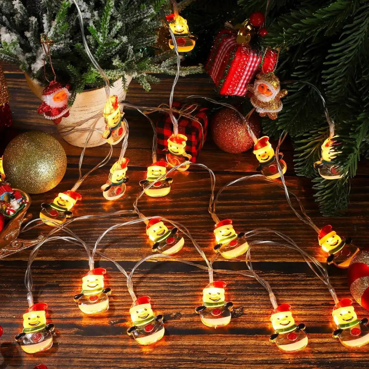 Weihnachtslichterkette - warmweißen LEDs