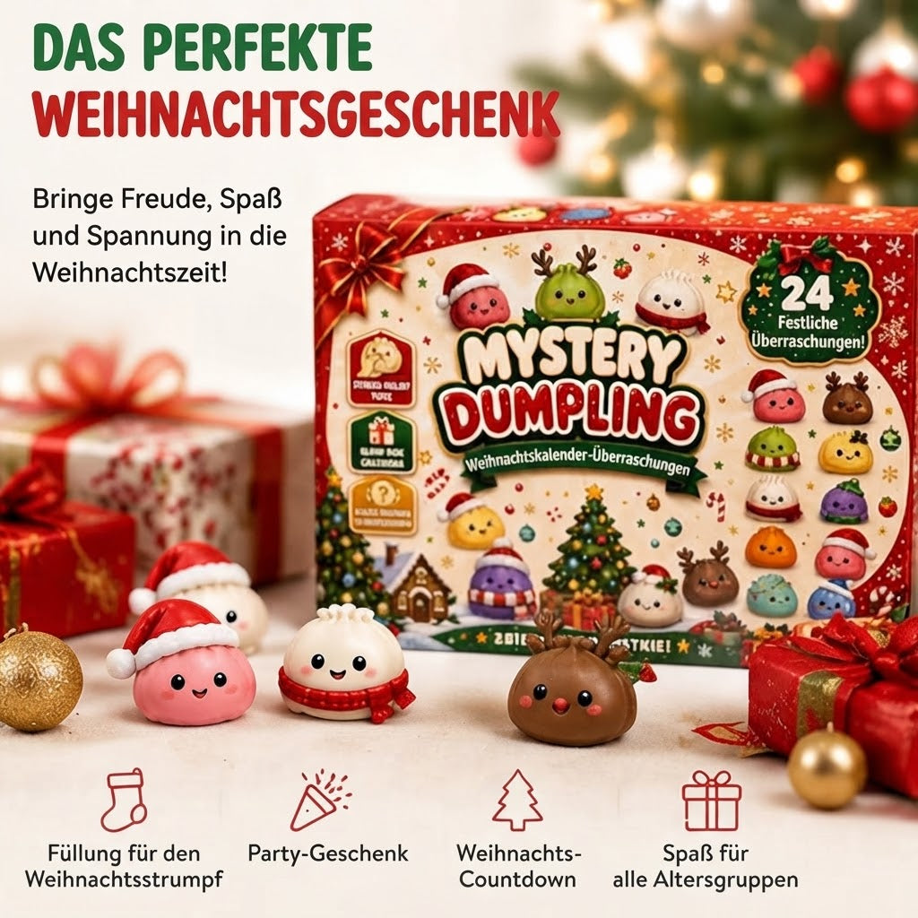 SquishNova - Adventskalender mit 24 Squishy-Spielzeugen