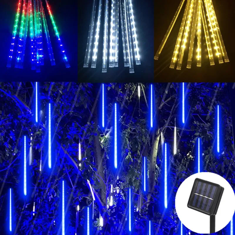 LUMIMETEOR - Solar-LED-Meteorduschenleuchte LUMIMETEOR IP65