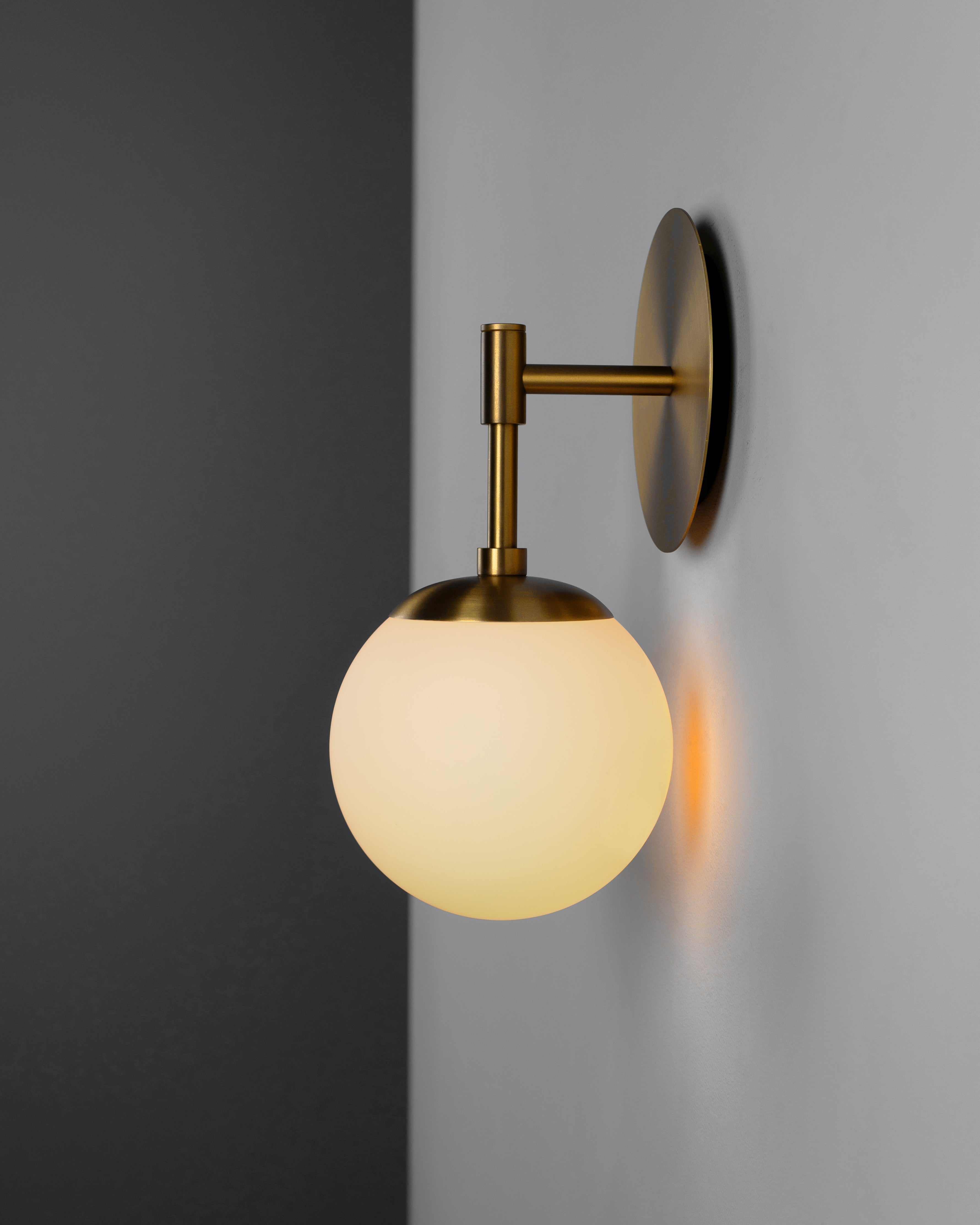 Metall/Glas - Designer-Wandleuchte, Metall/Glas