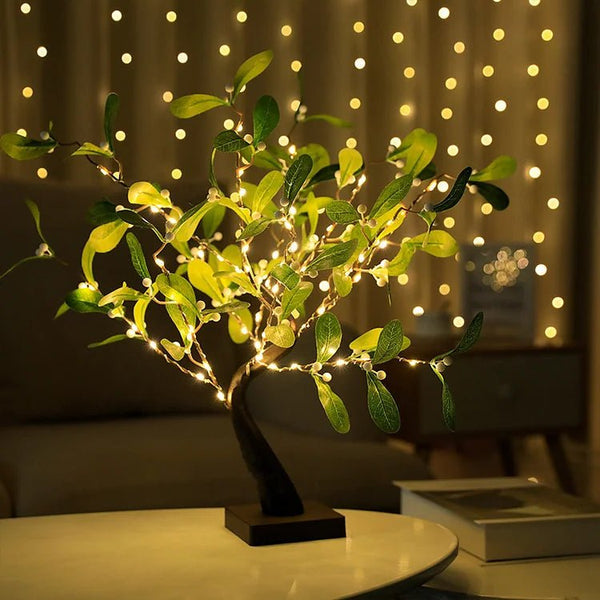 Ginkgo-Weihnachtsbaum - LED-Beleuchtung