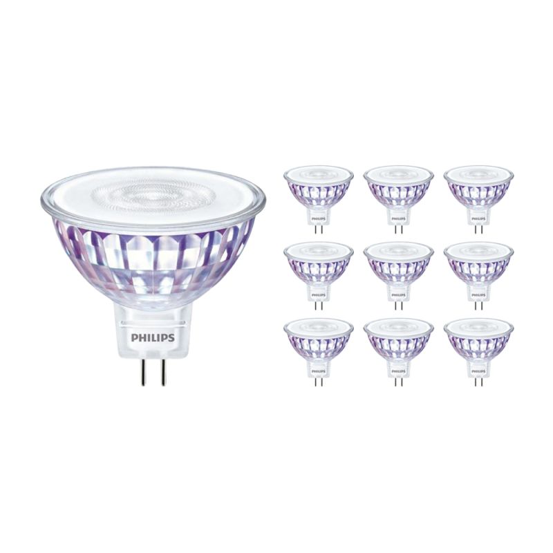 Sparpaket - 10x Philips Master Value LEDspot GU5.3 MR16 5,8W