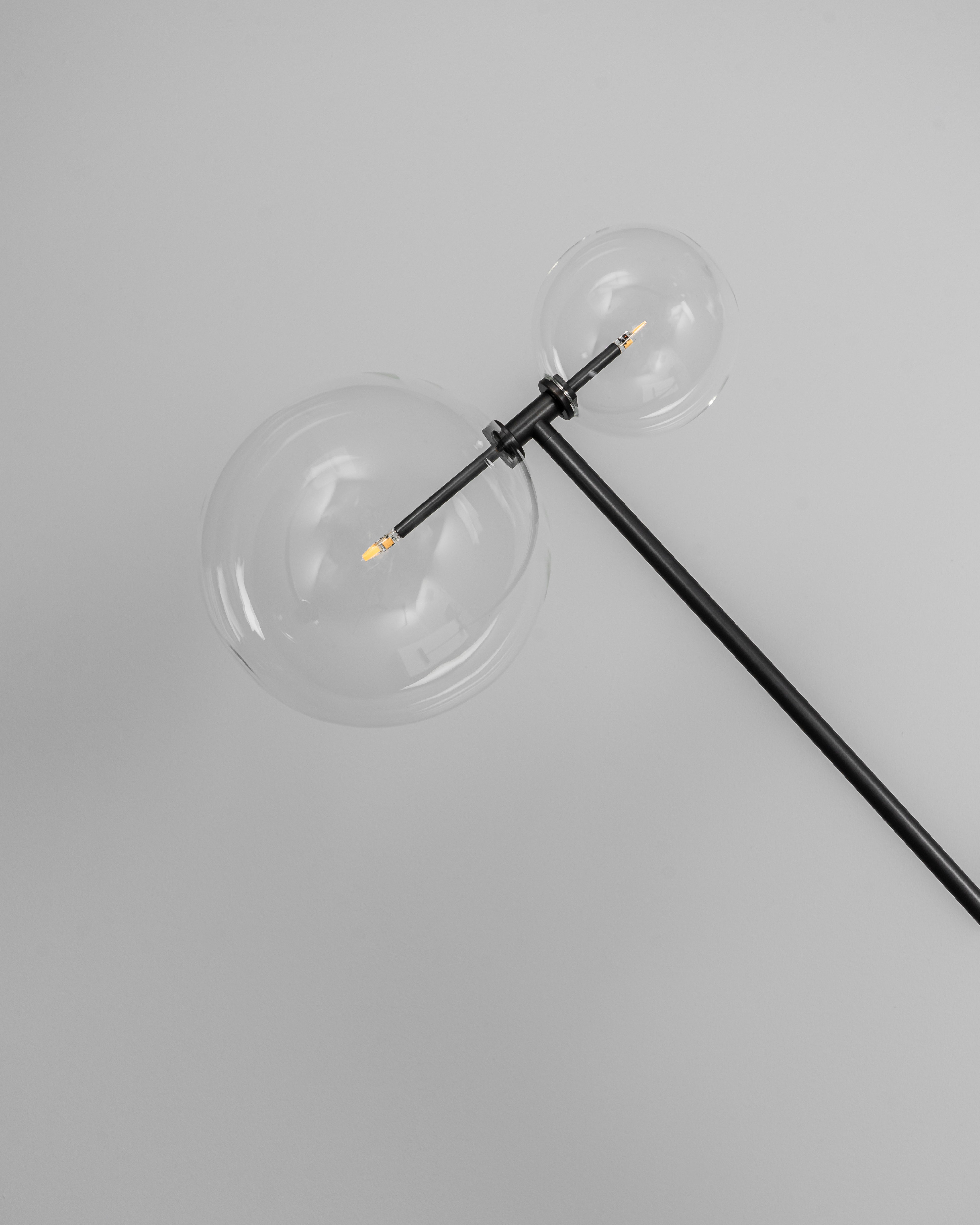 Metall/Glas - Stehleuchte, Metall/Glas, 1880 mm hoch