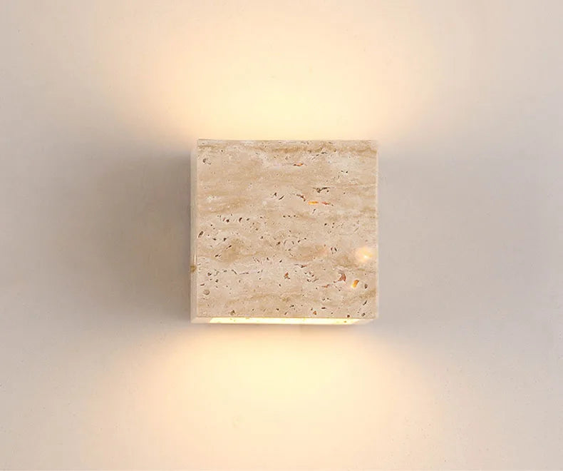 Khaki - Marmor-Wandleuchte, Khaki