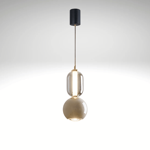 Nordic - Creative Pendelleuchte aus Eisen und Glas