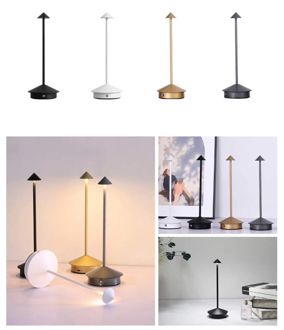 Mesalux - Kabellose, wiederaufladbare LED-Tischleuchte